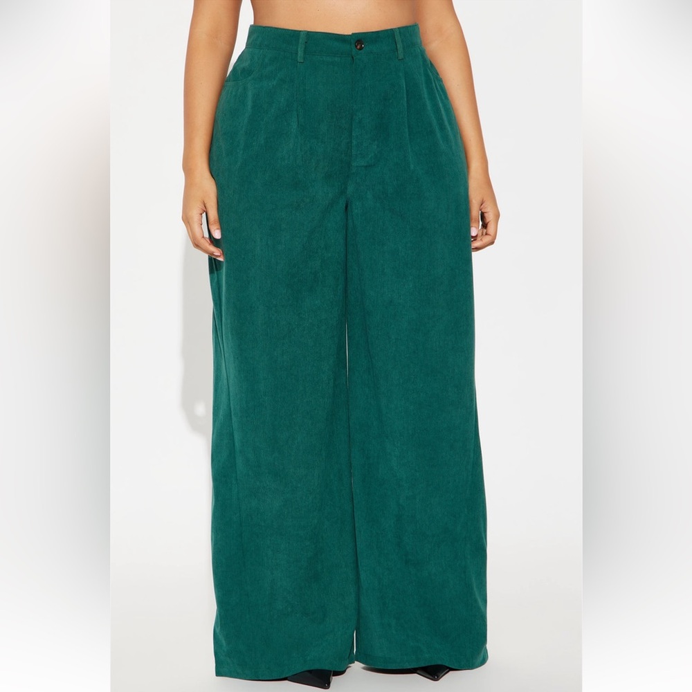 Corduroy Wide Leg Pants